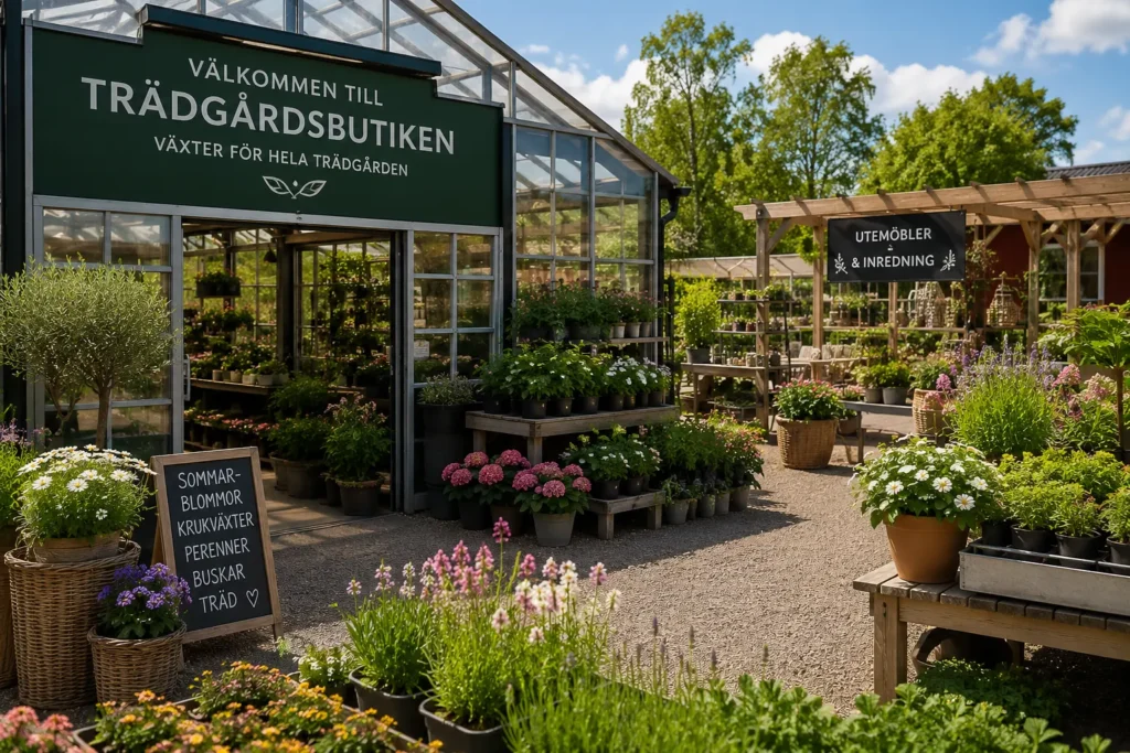 Trädgårdsbutik
